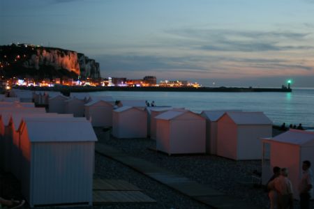 Plage soirée d'été